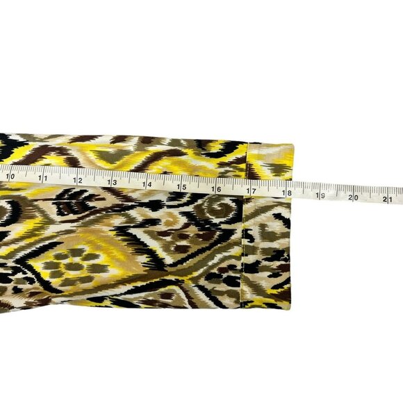 Rafaella Women's Yellow & Black Casual Blouse - Picture 5 of 7